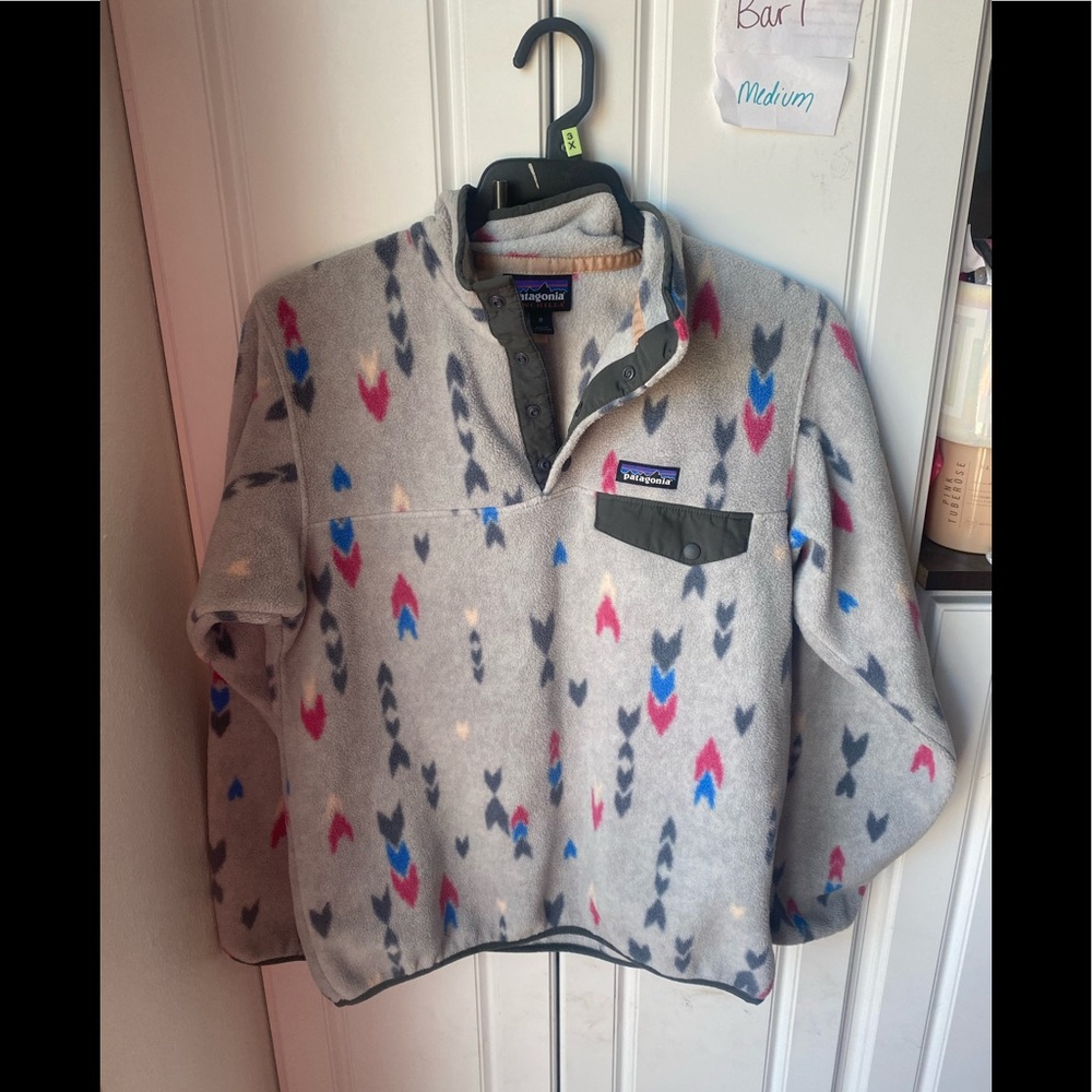 Patagonia medium synchilla pullover rare print (03)